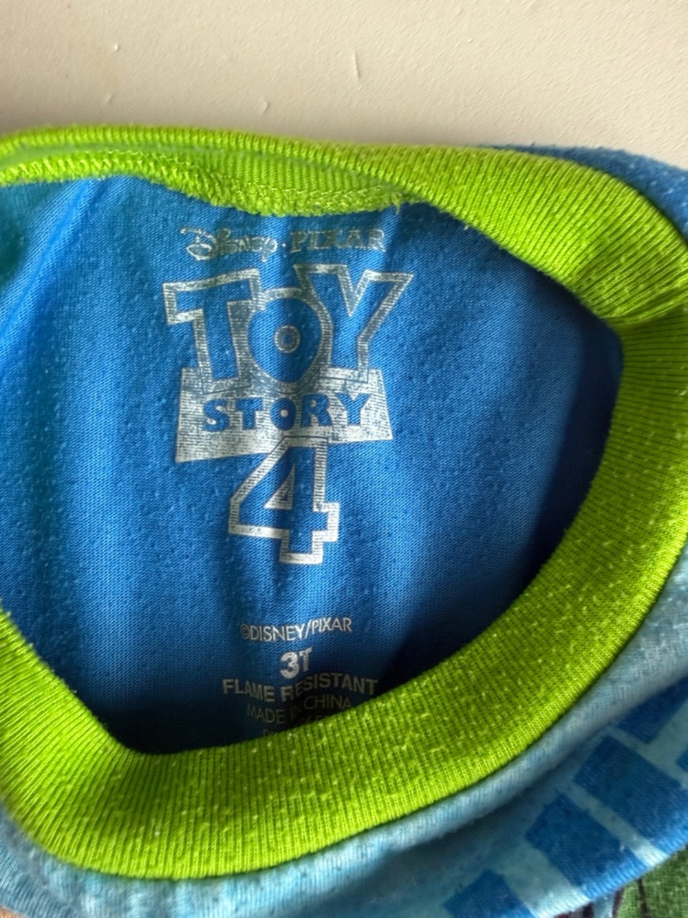 Toy Story Kids Light Weight Pajama Set 3T - Picture 6 of 7